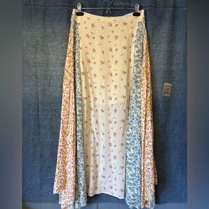 FREE PEOPLE KAIA DELICATE FLORAL FLOWY MAXI SKIRT 🌸